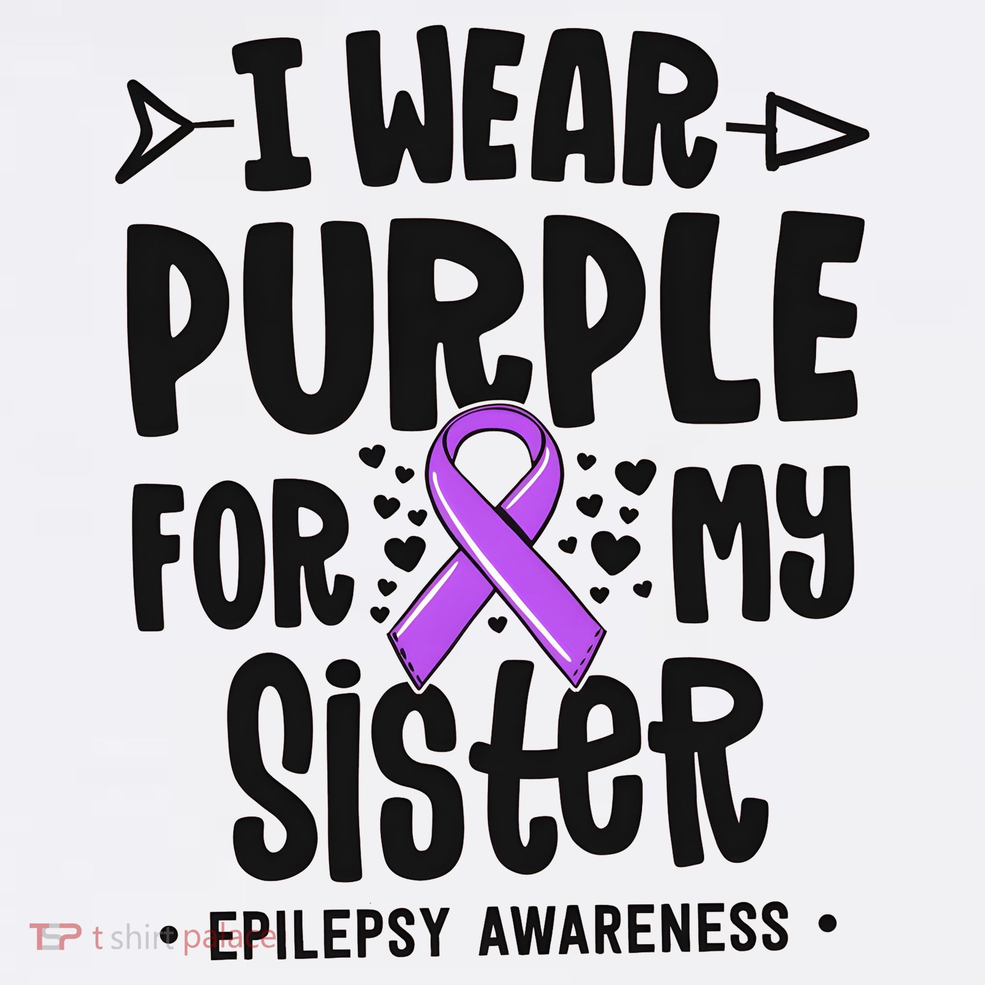 I Wear Purple For My Sister Epilepsy Awareness Tank Top