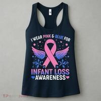 I Wear Pink And Blue For Infant Loss Awareness Women's Tank Top thumb 3