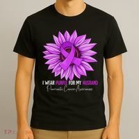 I Wear Purple In Memory Of My Brother Overdose Awareness T-Shirt thumb 3