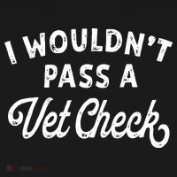 I Wouldnt Pass A Vet Check Funny Vet Humor Sarcastic Riding Sweatshirt thumb 3