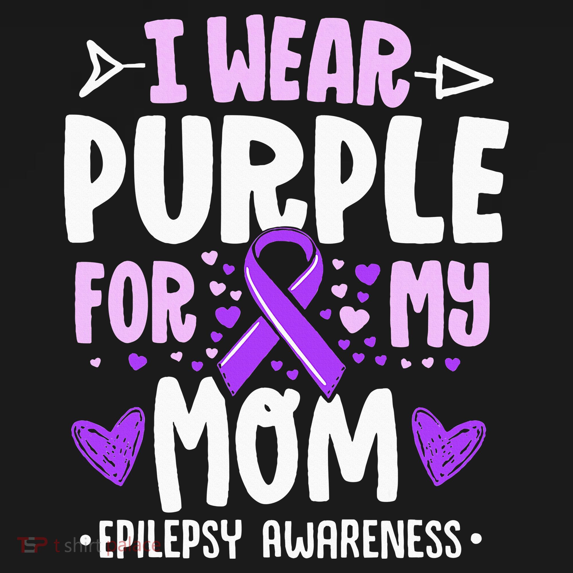 I Wear Purple For My Mom Mother Epilepsy Awareness Month Women's Tank Top