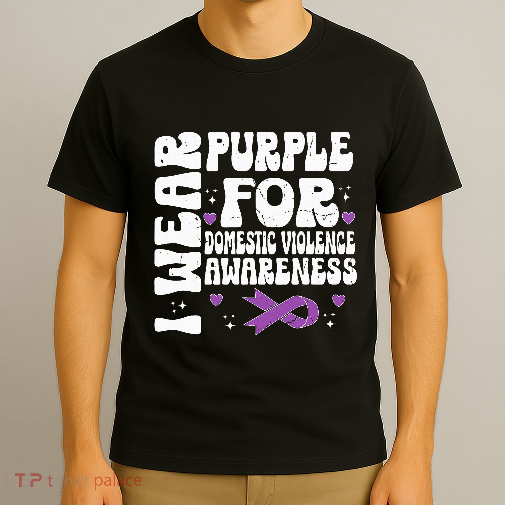 I Wear Purple Domestic Violence Awareness T-Shirt
