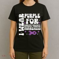 I Wear Purple Domestic Violence Awareness T-Shirt thumb 4