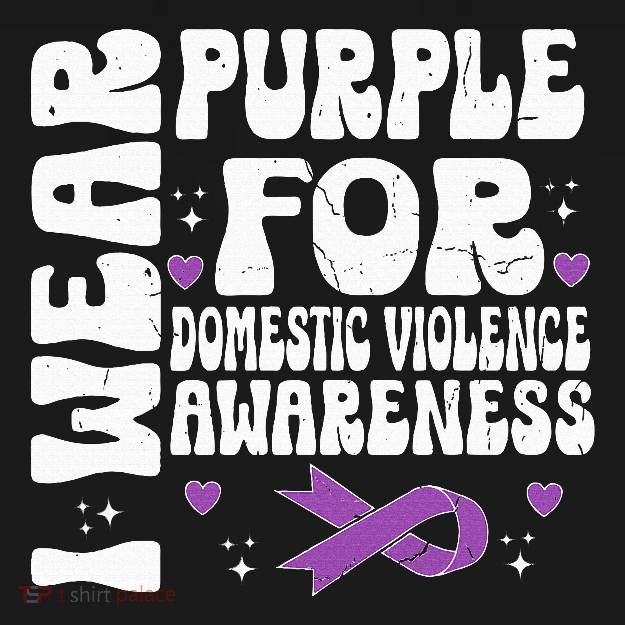 I Wear Purple Domestic Violence Awareness Mousepad