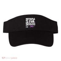 I Wear Purple Domestic Violence Awareness Visor thumb 0