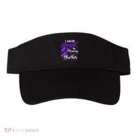 I Wear Purple In Memory For My Brother Overdose Awareness Visor thumb 0