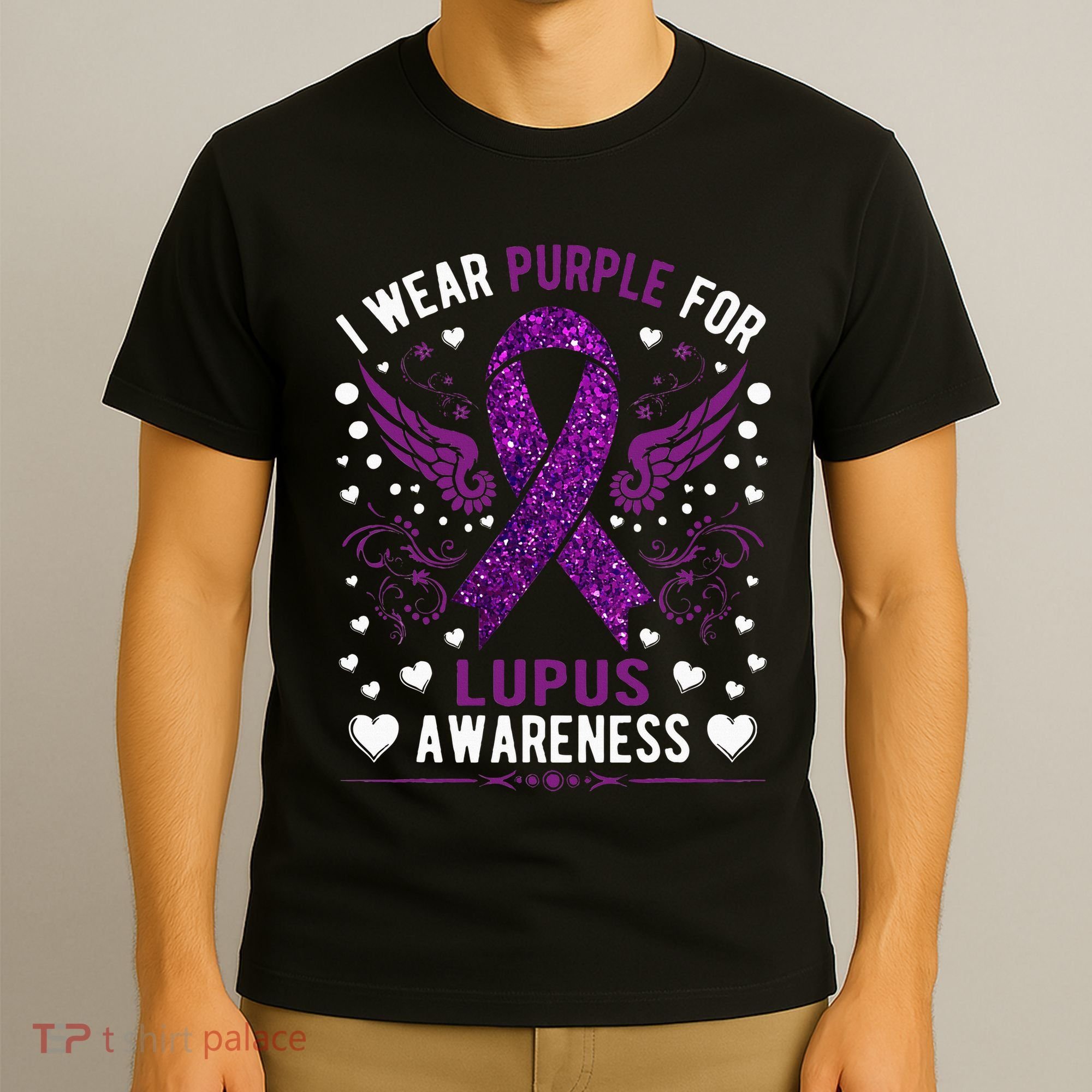 I Wear Purple For Lupus Awareness T-Shirt