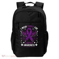 I Wear Purple For Lupus Awareness Backpack thumb 0