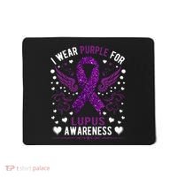 I Wear Purple For Lupus Awareness Mousepad thumb 0