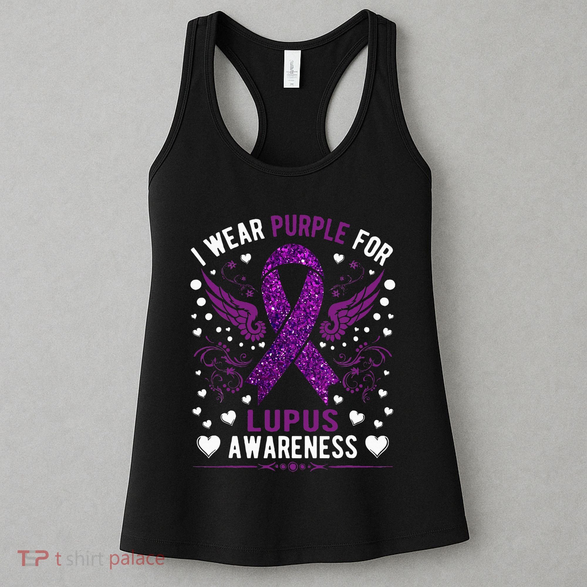 I Wear Purple For Lupus Awareness Women's Tank Top