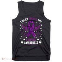 I Wear Purple For Lupus Awareness Tank Top thumb 0