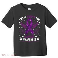 I Wear Purple For Lupus Awareness Toddler T-Shirt thumb 0