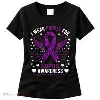 I Wear Purple For Lupus Awareness Women's T-Shirt thumb 0
