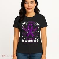 I Wear Purple For Lupus Awareness Women's T-Shirt thumb 4