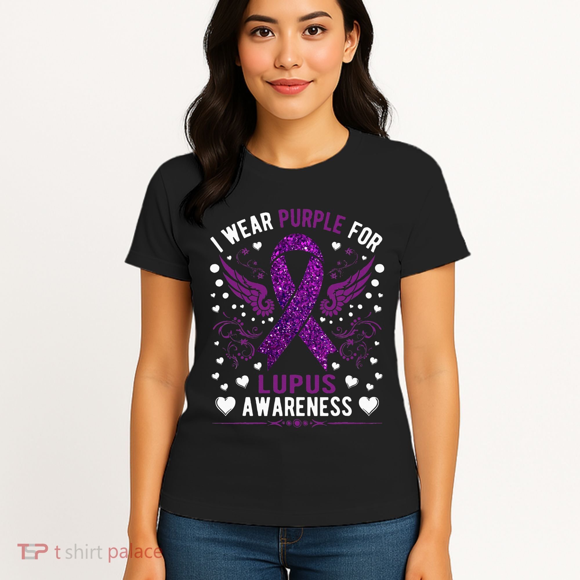 I Wear Purple For Lupus Awareness Women's T-Shirt
