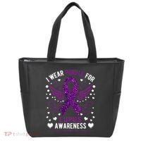 I Wear Purple For Lupus Awareness Tote Bag thumb 0