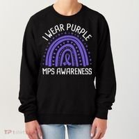 I Wear Purple MPS Awareness Women's Sweatshirt thumb 0