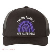 I Wear Purple MPS Awareness Yupoong Adult 5-Panel Trucker Hat thumb 0