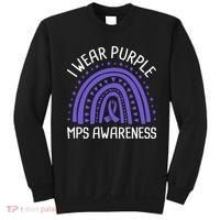 I Wear Purple MPS Awareness Sweatshirt thumb 0