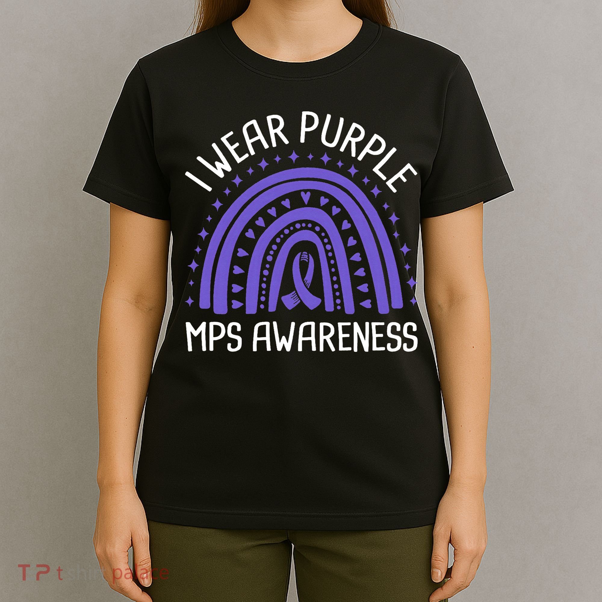 I Wear Purple MPS Awareness T-Shirt