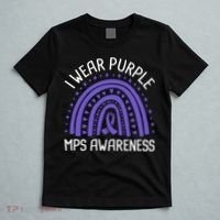I Wear Purple MPS Awareness T-Shirt thumb 5
