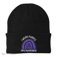 I Wear Purple MPS Awareness Beanie thumb 0