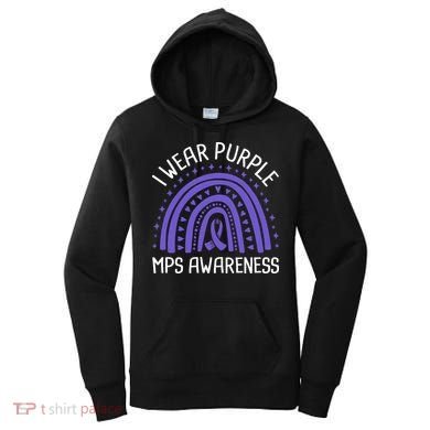 I Wear Purple MPS Awareness Women's Hoodie