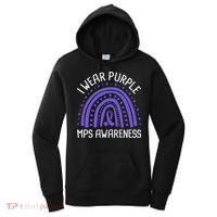 I Wear Purple MPS Awareness Women's Hoodie thumb 0