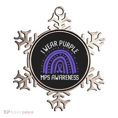 I Wear Purple MPS Awareness Ornament