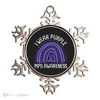 I Wear Purple MPS Awareness Ornament thumb 0