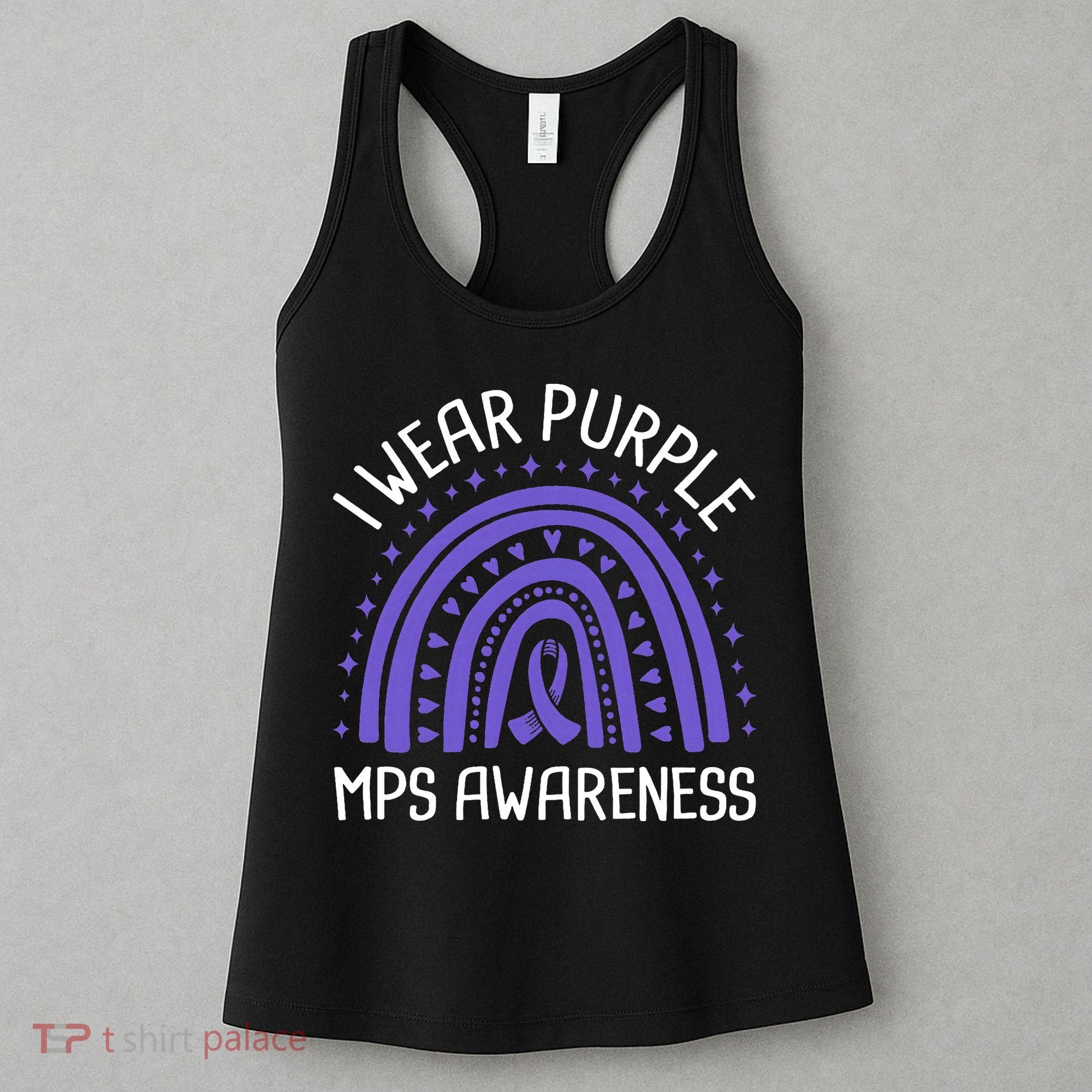 I Wear Purple MPS Awareness Women's Tank Top