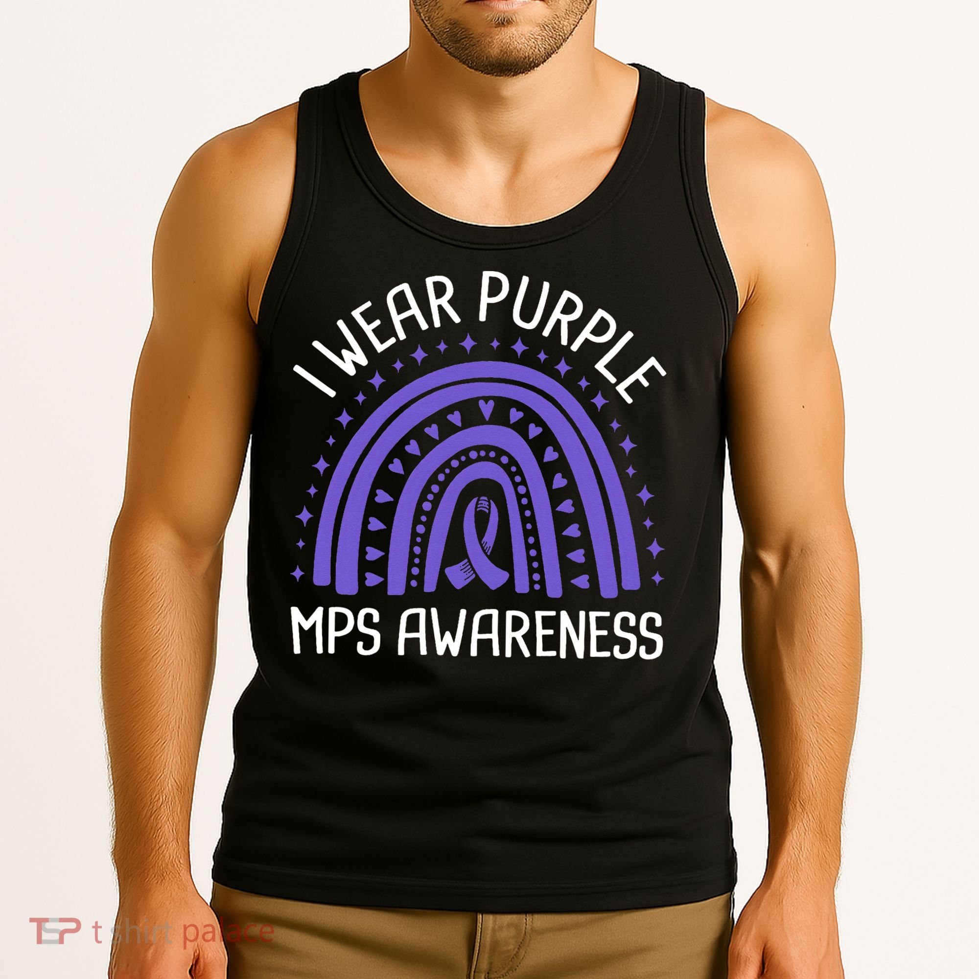 I Wear Purple MPS Awareness Tank Top
