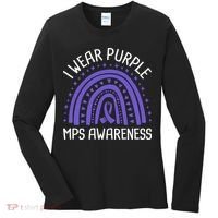 I Wear Purple MPS Awareness Women's Long Sleeve Shirt thumb 0