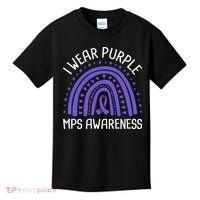 I Wear Purple MPS Awareness Kids T-Shirt thumb 0