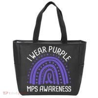I Wear Purple MPS Awareness Tote Bag thumb 0