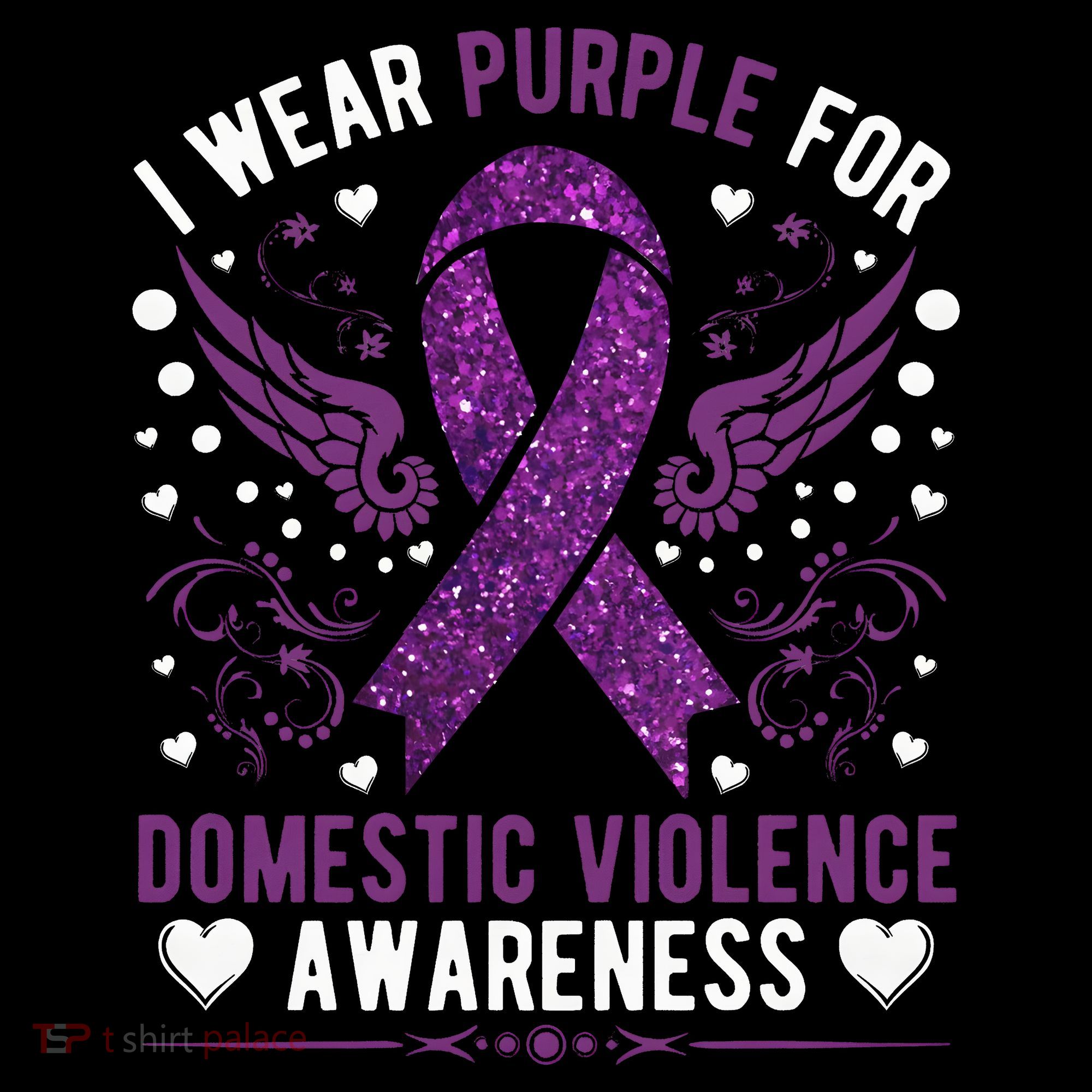 I Wear Purple For Domestic Violence Coffee Mug