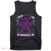 I Wear Purple For Domestic Violence Tank Top thumb 0