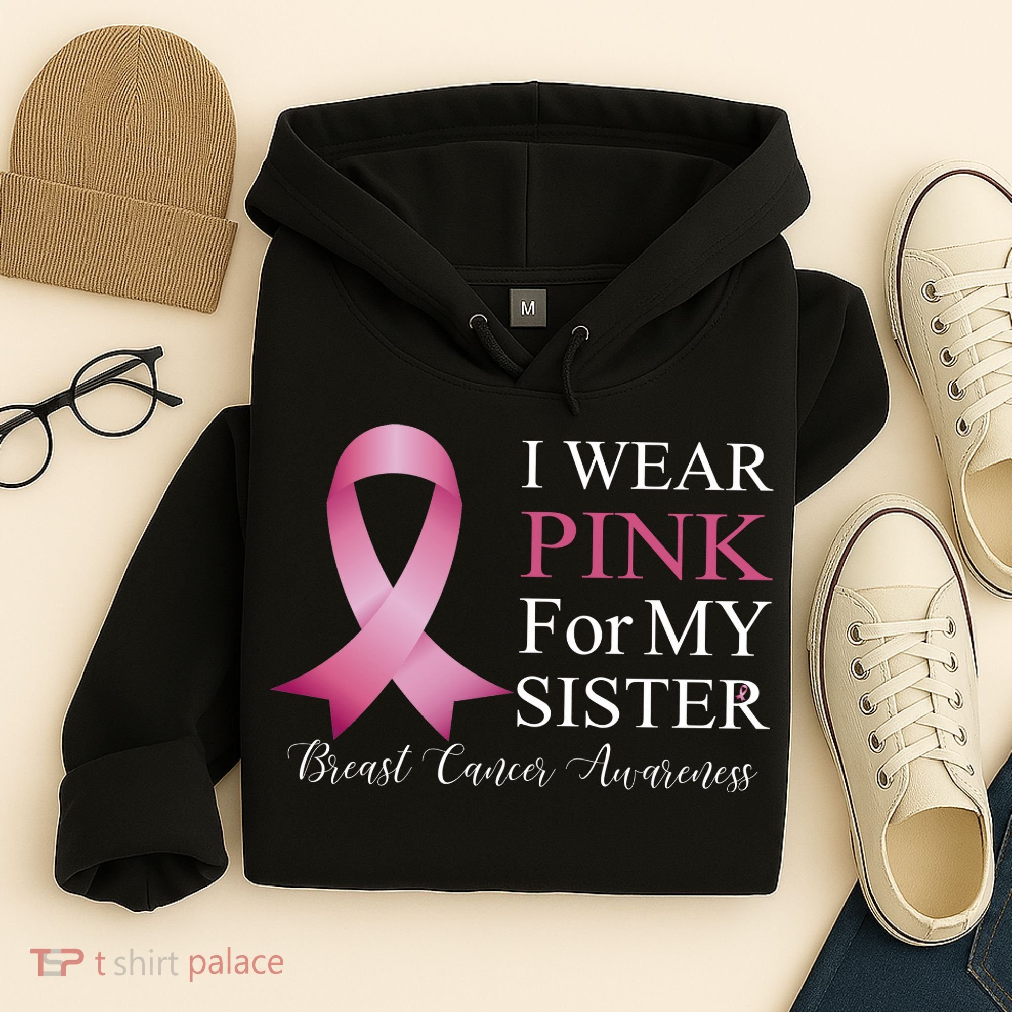 I Wear Pink For My Sister Hoodie