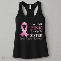 I Wear Pink For My Sister Women's Tank Top thumb 3