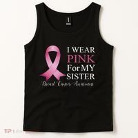 I Wear Pink For My Sister Tank Top thumb 2