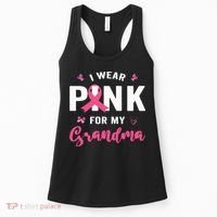 I Wear P.I.N.K For My Grandma Breast Cancer Awareness Women's Tank Top thumb 0
