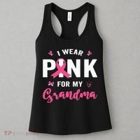 I Wear P.I.N.K For My Grandma Breast Cancer Awareness Women's Tank Top thumb 3