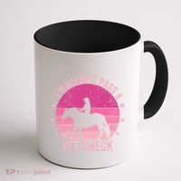 I WouldnT Pass A Vet Check Funny Vet Tech Horse Riding Mom Coffee Mug thumb 1