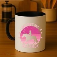 I WouldnT Pass A Vet Check Funny Vet Tech Horse Riding Mom Coffee Mug thumb 4