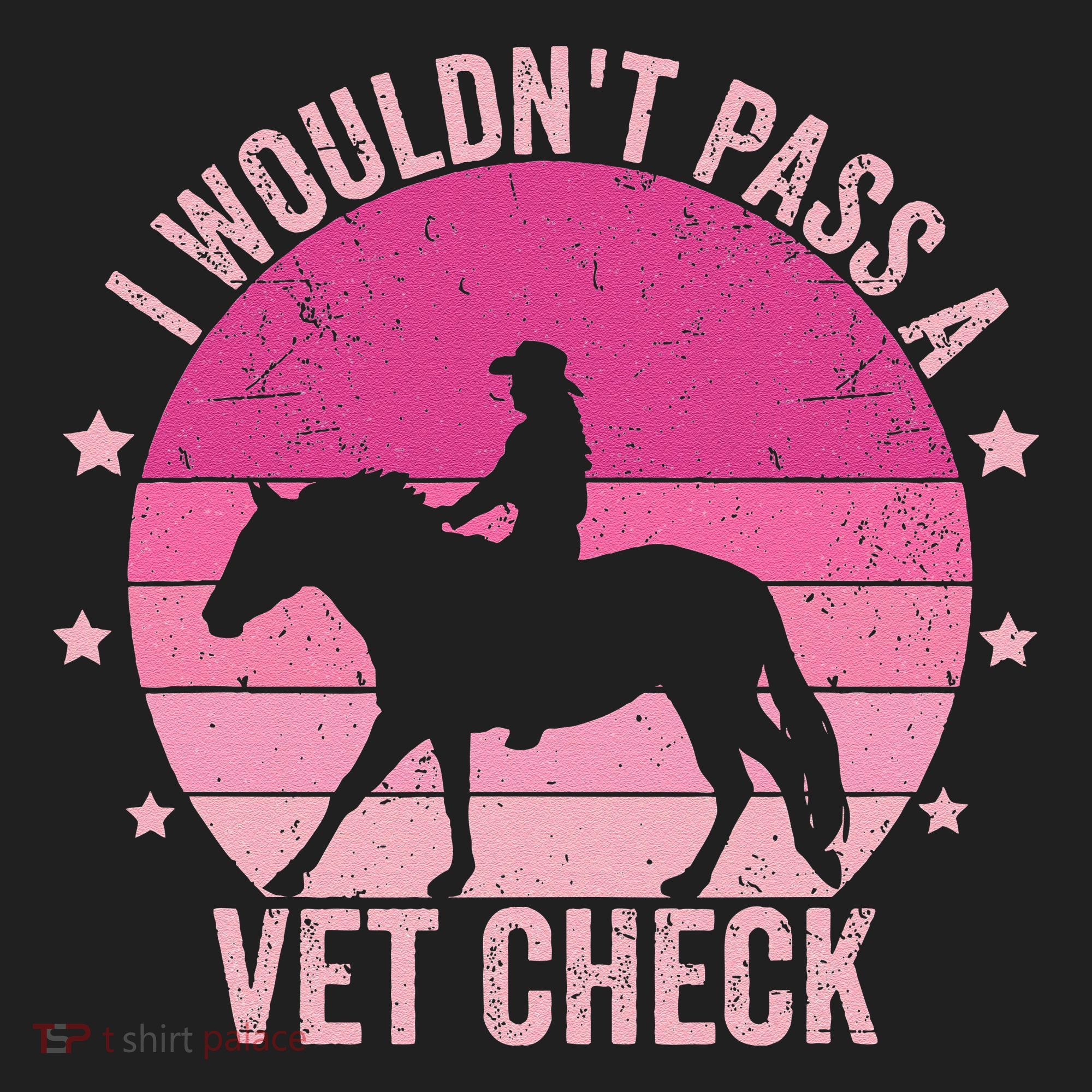 I WouldnT Pass A Vet Check Funny Vet Tech Horse Riding Mom Golf Towel