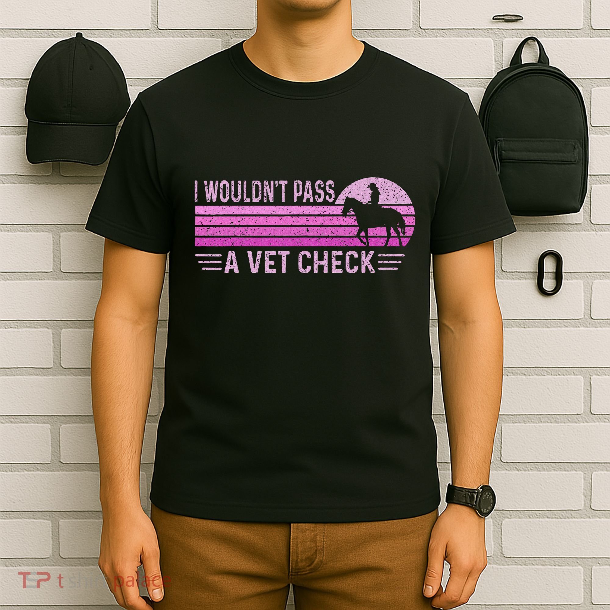I WouldnT Pass A Vet Check Retro Vintage Gift T-Shirt