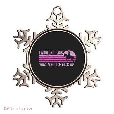 I WouldnT Pass A Vet Check Retro Vintage Gift Ornament