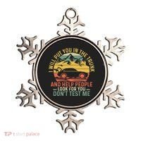 I Will Put You In The Trunk And Help People Funny Saying Ornament thumb 0