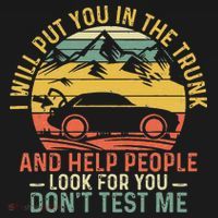 I Will Put You In The Trunk And Help People Funny Saying Visor thumb 3