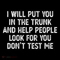 I Will Put You In The Trunk Women's Hoodie thumb 2